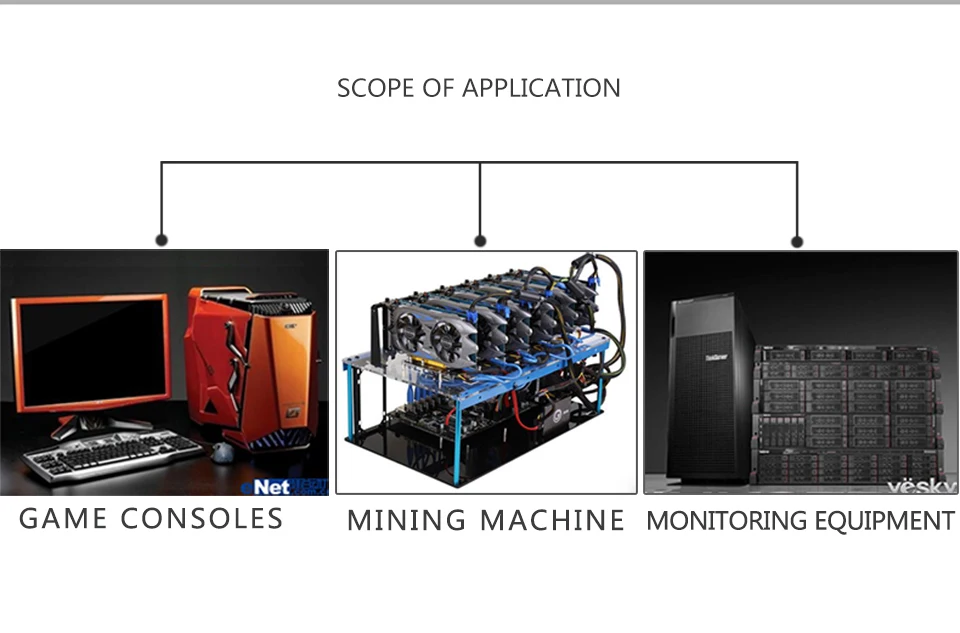 3PIN 140 мм DC 12 В шахтерский чехол вентилятор охлаждения для BTC Miner Bitcoin Antminer S7 S9 низкий уровень шума мощный серверный кулер