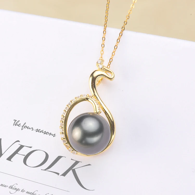 Classic Pearl Pendant Holder S925 Sterling Silver Pendant Settings