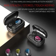 Беспроводные наушники с Bluetooth Спорт Супер бас наушники мини в ухо наушники с микрофоном для Iphone мобильный телефон