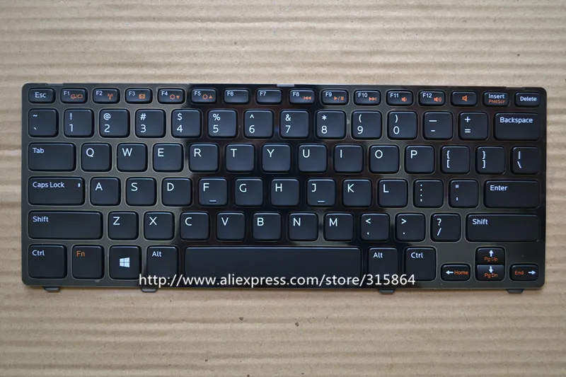 Новая клавиатура для ноутбука DELL 14Z-5423 5323 1316 V3360 P30G P31G на английском языке |