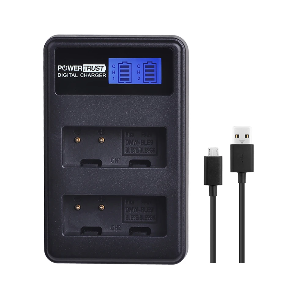 1x DMW-BLG10 ДМВ BLG10 DMW-BLE9 BLG10 BLE9 ЖК-дисплей быстрое двойное USB Зарядное устройство для цифрового фотоаппарата Panasonic Lumix DMC GF6 GX7 GF3 GF5 GX80 BLG10 Батарея