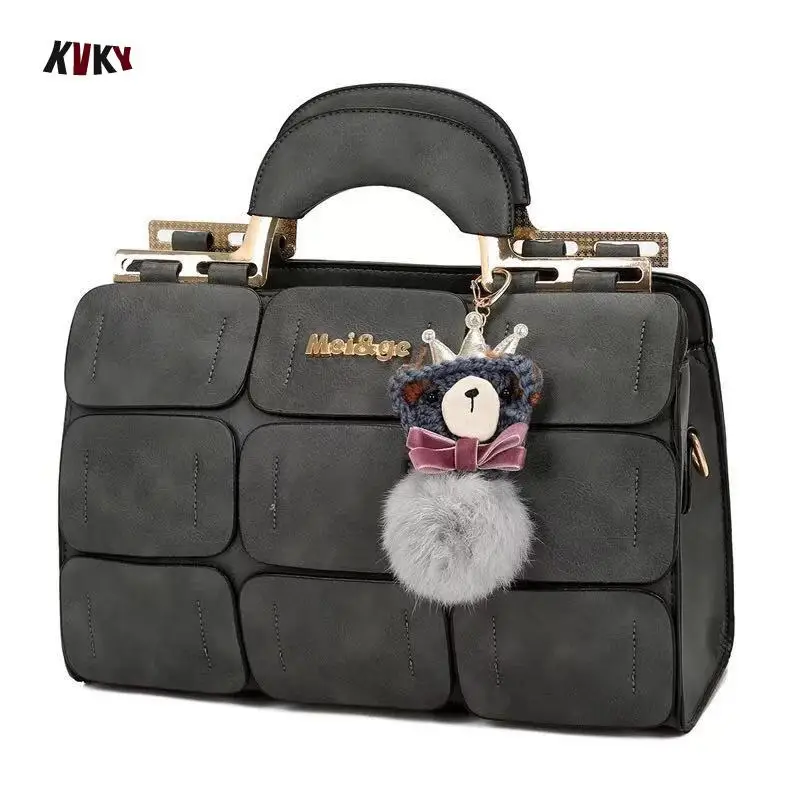 

Sac a main femme de marque luxe cuir 2018 Fashion with a Handbag High Quality PU leather Tote Bag Luxury Handbags Women Bags