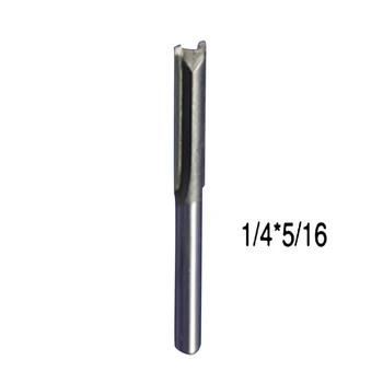 

1Pc Double Flute Straight Cutting CNC Router Bit Flush Trim bit Mill Cutter Slot Carving Tool 2ZDx1-4x5-16