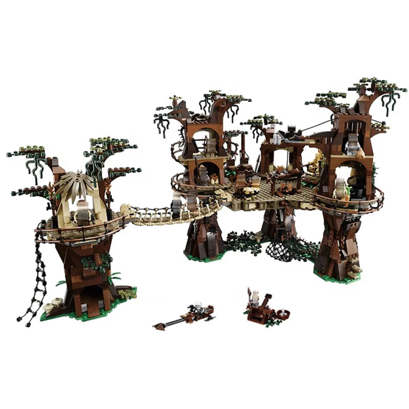 

LEPIN 05047 1990pcs Star Series E wok Village Model Building Block Diy Brick Educational Toy For children Gift 10236