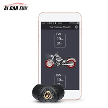 TP200 Motorcycle Bluetooth Tire Pressure Monitoring System font b TPMS b font Mobile Phone APP Detection