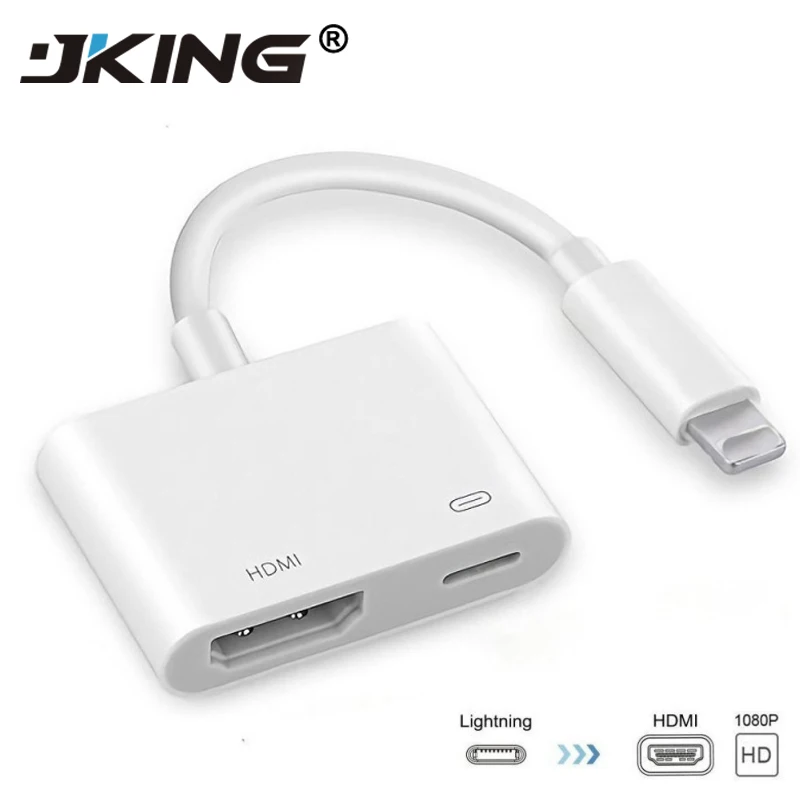 

For iPad to HDMI Adapter For Lightning to Digital AV HDMI 4K USB Cable Connector Up To 1080P HD For Iphone X 8/76S/Ipad Air/iPod