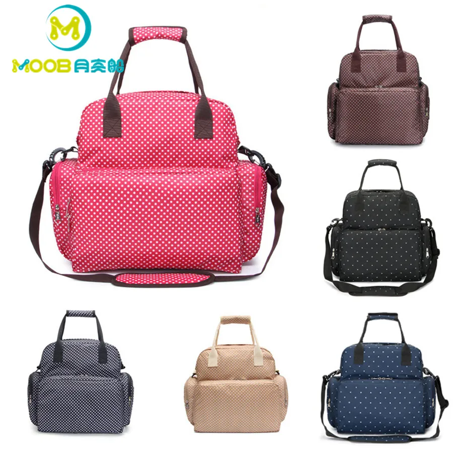 

Mummy Bag Diaper Nappy Changing Mat Bags For Baby Care Maternity Backpack Large Capacity With Bottle Bags Large Diaper Bag MOOB