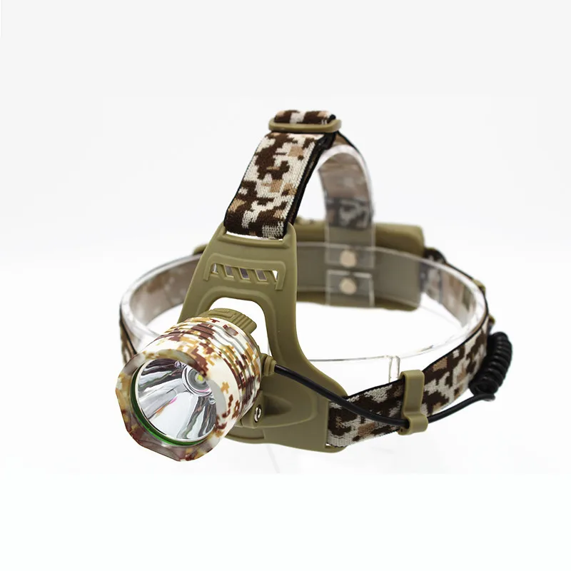 

1200 Lumens XM-L T6 Camouflage Headlamp Bicycle Headlight Head Torch Outdoor Camping Lamp Light Rechargeable