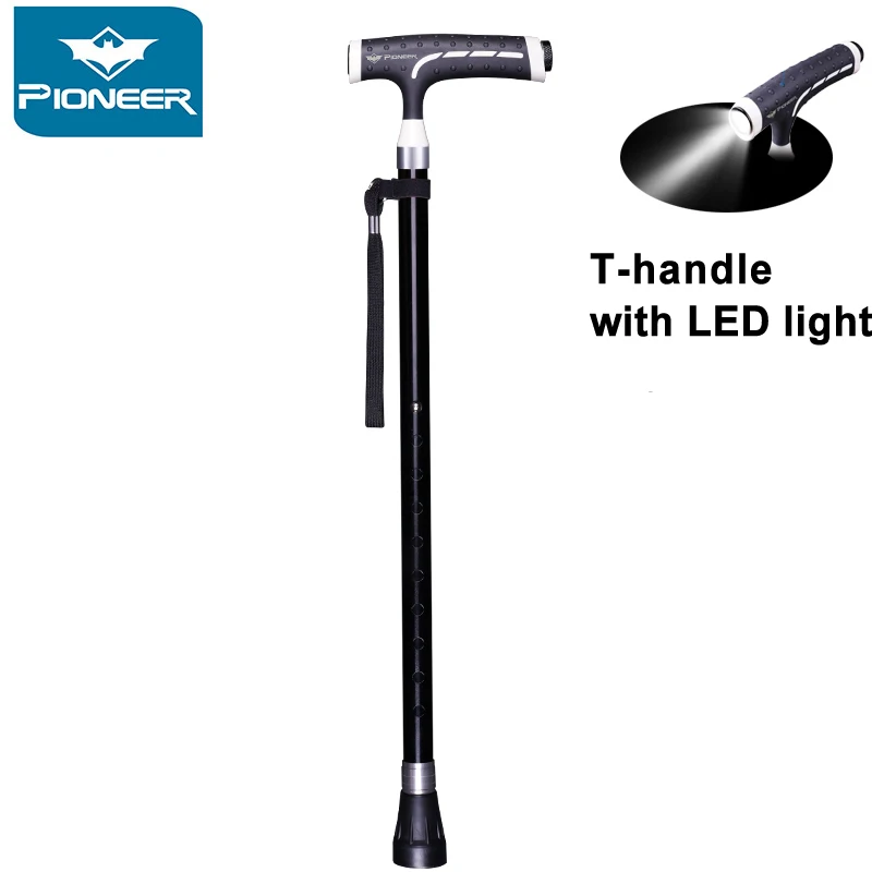

Lightweight Walking Canes With LED Flashlight Adjustable Walking Sticks For Men Women Arthritis Seniors Disabled And Elderly