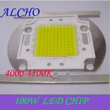 100 w de Alta potência Da Lâmpada LEVOU Chip Neutral White 4000-4500 k 10000-11000Lm 30-34 v DC