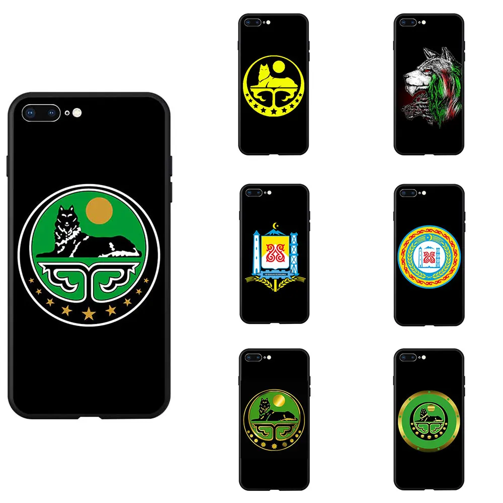 

Chechen Coat Of Arms Theme TPU Phone Cases For iPhone 6 6S 7 8 S XR X Plus SE