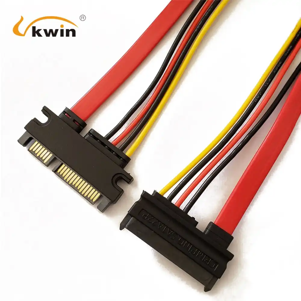 22Pin 7+15 Pin Male Plug to SATA 22Pin Female Jack Convertor M//F Adapter ca