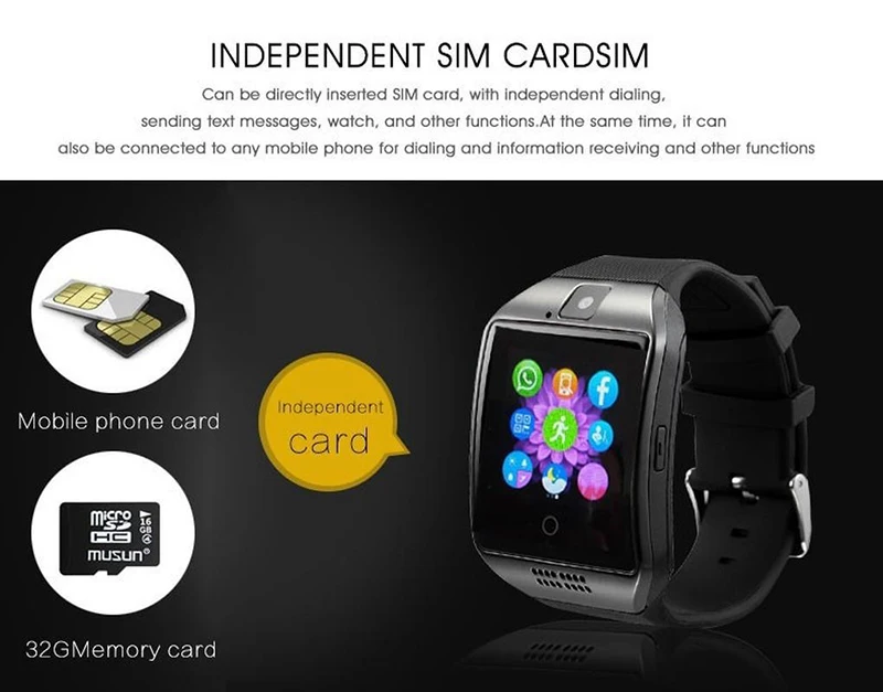 Смарт-часы мужские водонепроницаемые IP67 sim-карты Android Cam телефон ...