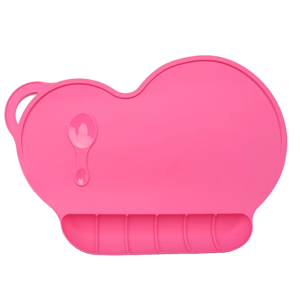 Kids Baby Silicone Placemat Sucker Slip-resistant Waterproof Snack Mat Kid Dinner Table Feeding Food Plate Tray Dish NSV