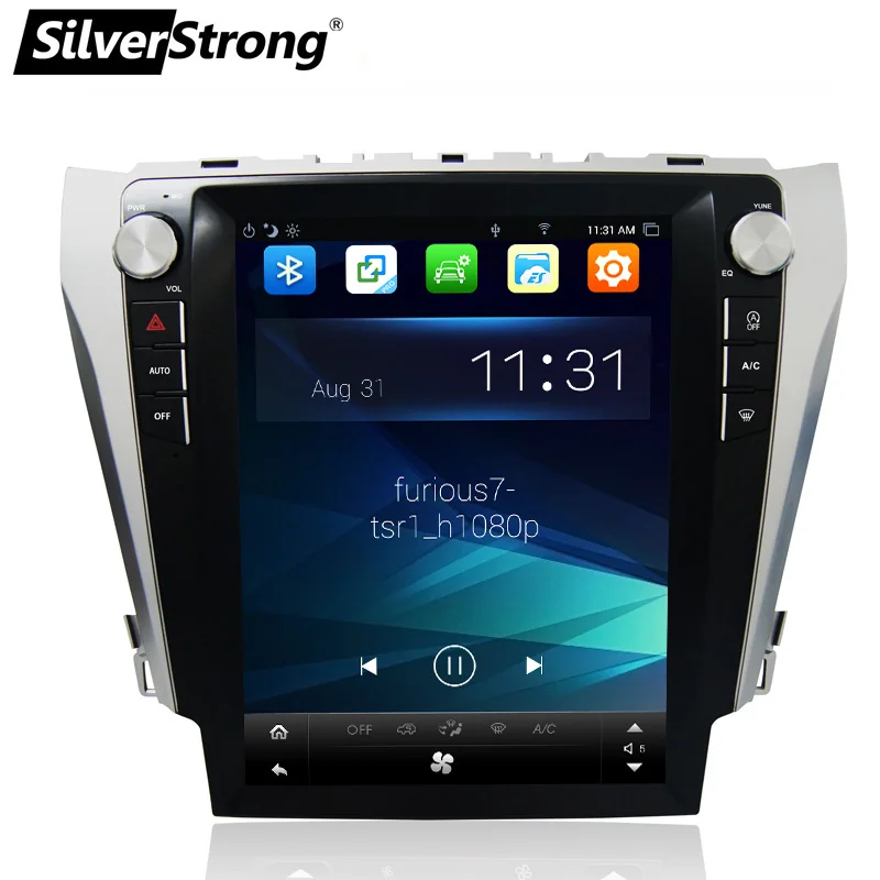 SilverStrong 12 дюймов ips 32 ГБ Android7.1 автомобильный Радио gps для TOYOTA CAMRY 2012 2015 поддержка JBL