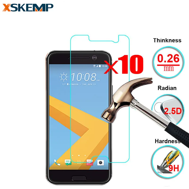 Прозрачная защитная пленка из закаленного стекла для HTC Desire 530 825 628 S9 10 Lifestyle |