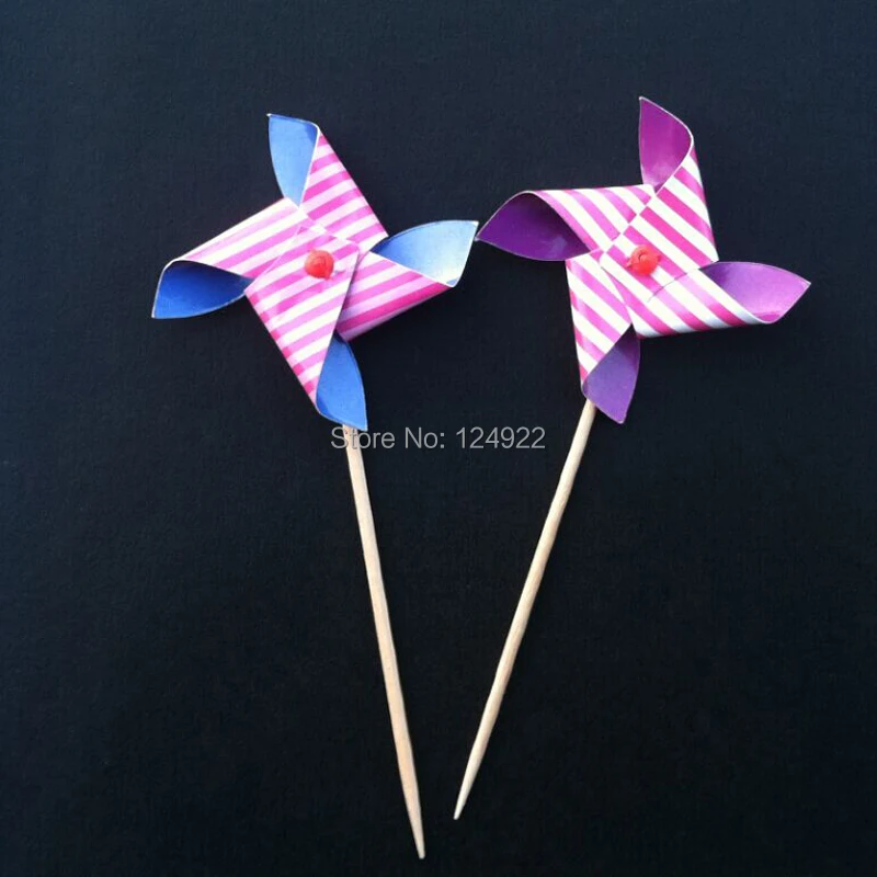

6 Pcs/Pack Windmill Shape Cake Inserted Card, Small Mousse Ring, Tiramisu, Cheese, Fondant Cake Decorating Tools