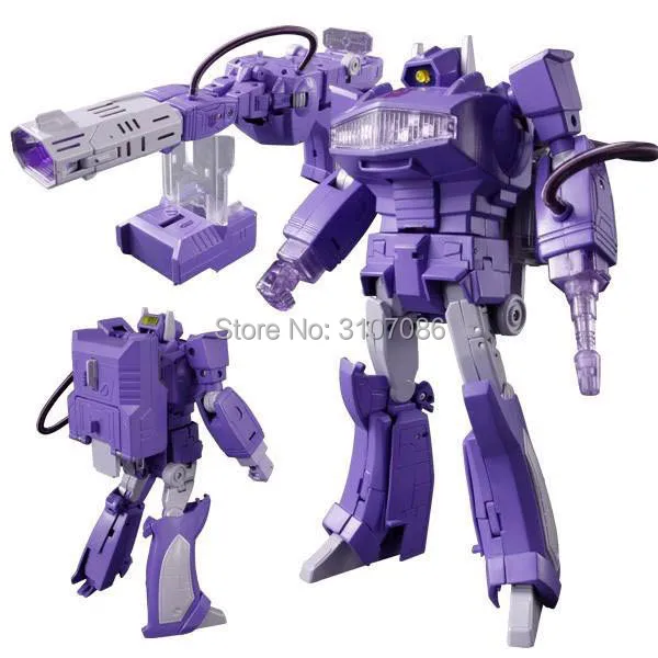 G1 Shockwave MasterPiece с светильник трансформация MP-29 KO Коллекция фигурка Робот Игрушки