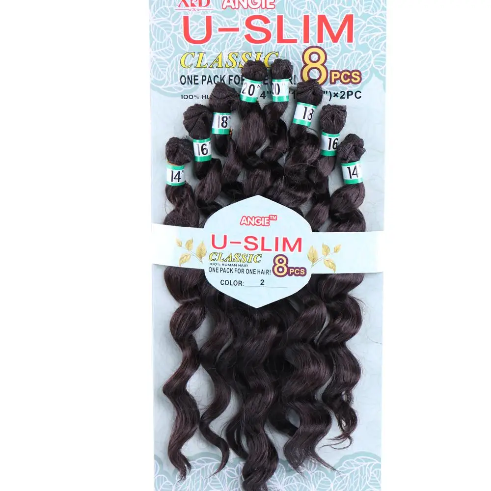 

Loose deep wave Synthetic Hair Bundles Curly Weave Sew in hair Extensions Black hair weaving