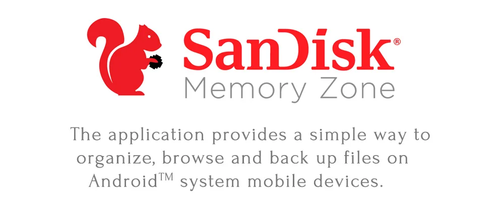 SanDisk memory zone