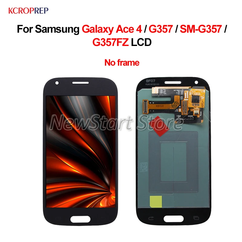 Без рамки для Samsung Galaxy Ace 4 G357 ЖК-дисплей кодирующий преобразователь сенсорного