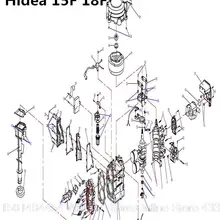 Деталей для Hidea 15F 18F power system
