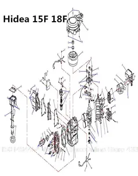 

Free shipping parts for Hidea 15F 18F power system