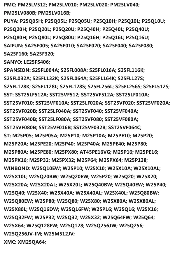 CH2018 Цвет экран автономный программист SPI программист 24/25/93 EEPROM данных SPI FLASH с 6*8 мм QFN8 DFN8 MLF8 WSONsocket адаптер