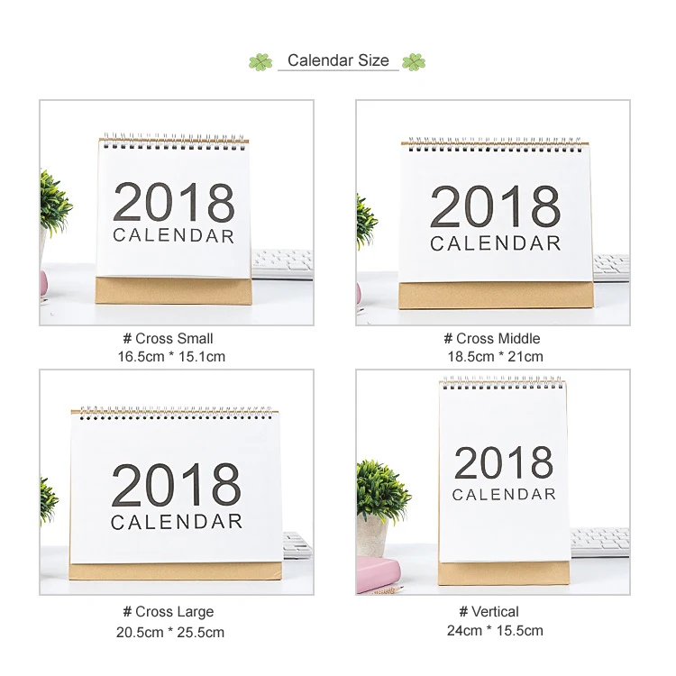 desk calendar size calendar