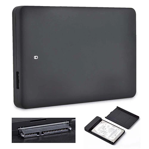 SATA to USB 3.0 Hard Disk Drive Case 2.5-Inch HDD Case Enclosure with USB Cable