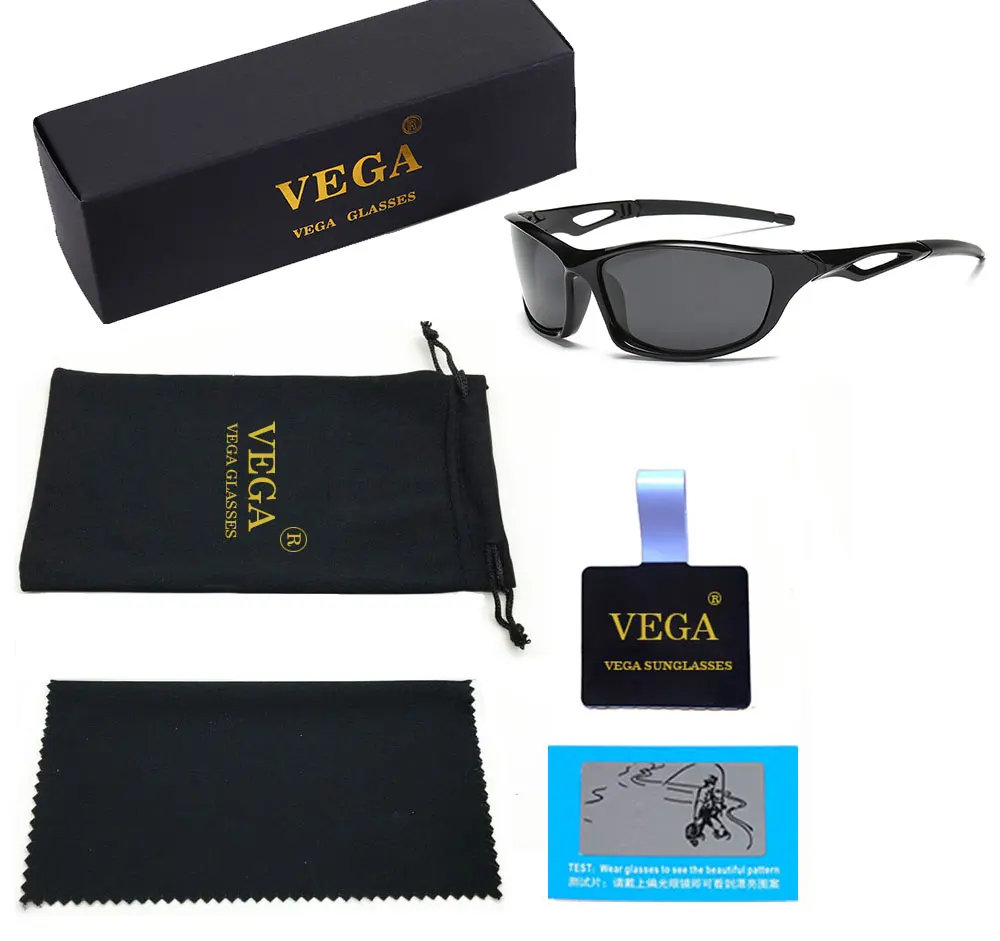 VEGA Eyewear Sports Sunglasses Men Polarized Clear Riding Bike Sunglasses Women Sports Glasses at Night Cycling Sunglasses 202 (3)