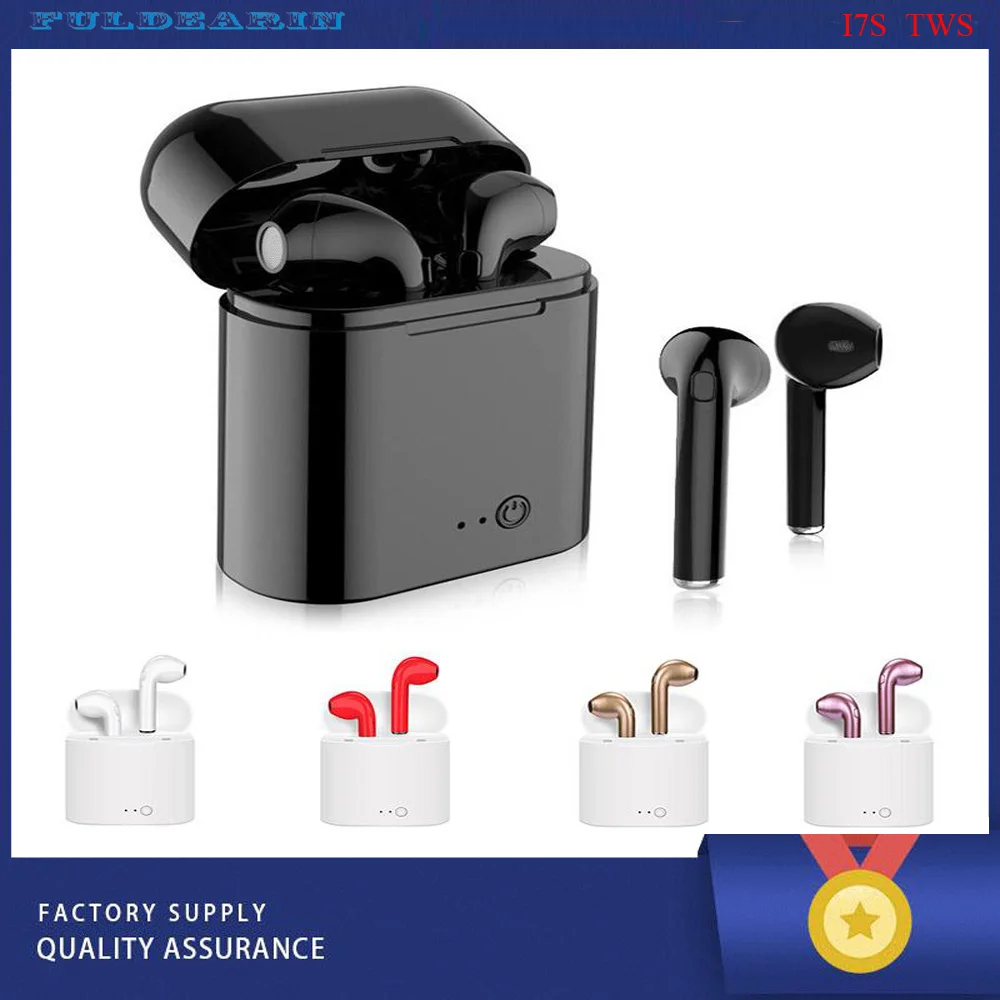 

Good Quality I7S TWS Wireless Bluetooth Earphone With Charging Box Stereo True Earbud Headset Earrings for all smart phones