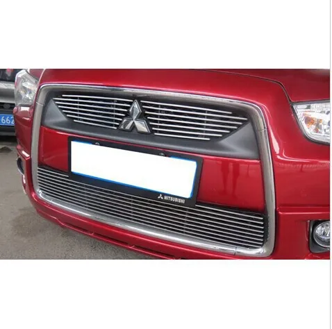 

for 2010-2012 Mitsubishi ASX High quality stainless steel Front Grille Around Trim Racing Grills Trim,Free shipping