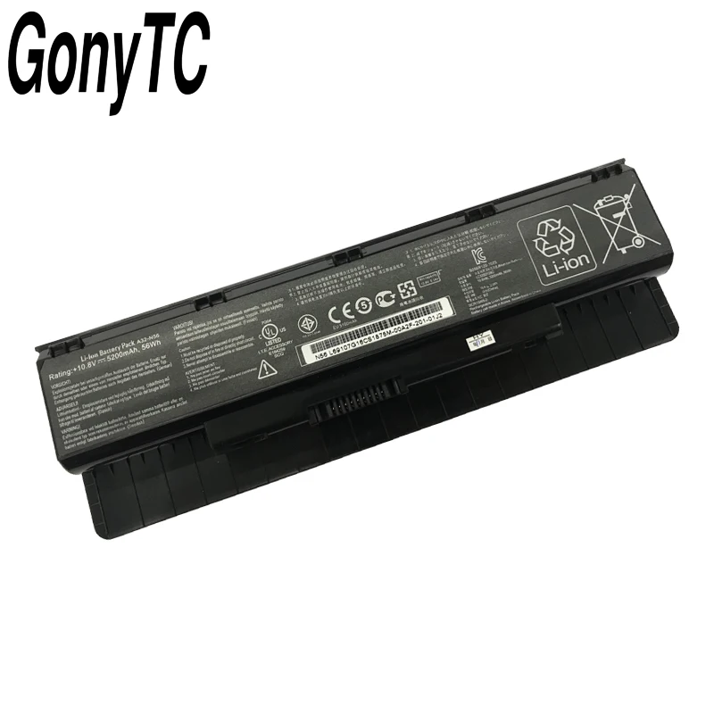 GONYTC 10,8 V 5200 мА/ч, A32-N56 Батарея для ASUS N46 N46V N46VJ N46VM N46VZ N56 N56V N56VJ N56VM N76 A31-N56 A33-N56