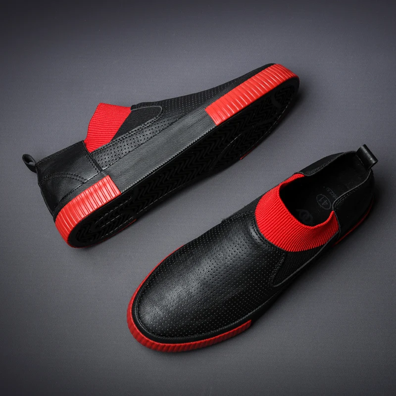

2019 new Korean men's shoes summer breathable hollow shoes a pedal lazy comfortable shoes men's tide shoes British wild fashion