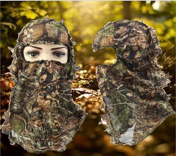 

1pcs men and women Camouflage Mask Outdoor Mask Tactical Hunt Riding Marching Bib Hood mask 3D stereoscopic head cover