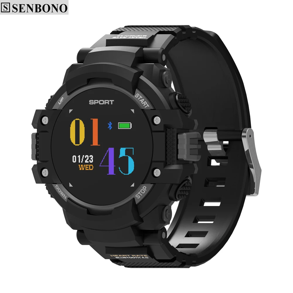 SENBONO F7 GPS Multi Sport Smart watch IP67 Altimeter Barometer Compass