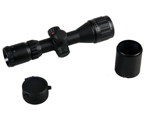 

Free Shipping 3-9X32 AOE Compact Mil-dot R&G Illuminated Sniper Scope / Adjustable Objective Riflescope For Hunting Airosft Gun