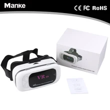 VR Head Mounted Vision Virtual Reality Glasses For 4.0″-5.5″ Smart Phone + Smart Bluetooth Wireless Remote Control 3D Glasses