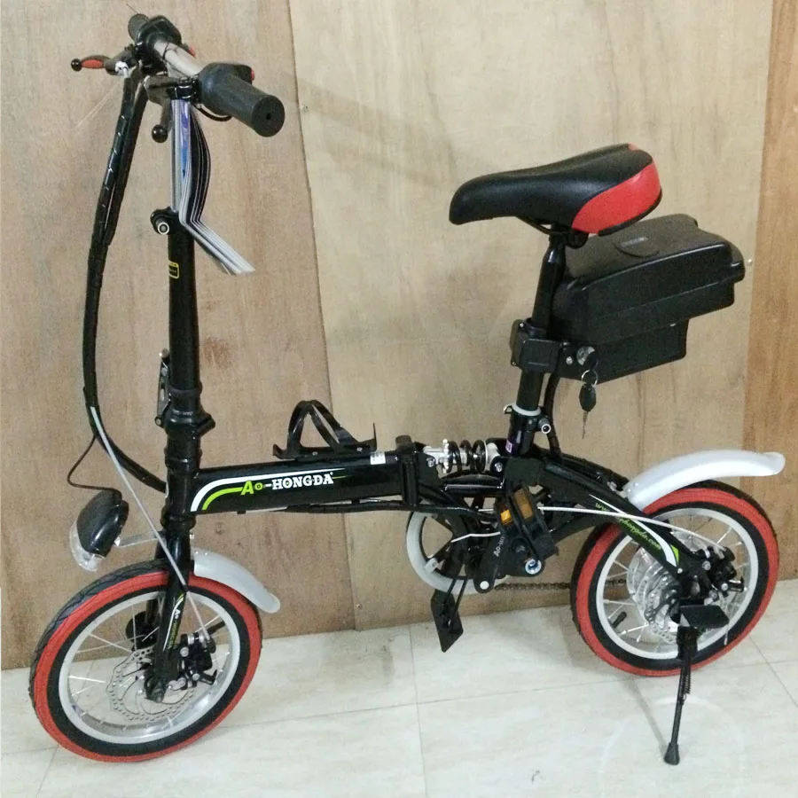 14 дюймов мини складной электрический велосипед, В 36 в 20-30 км электрический велосипед с В 36 В 12Ah батарея, Сверхлегкий Ebike