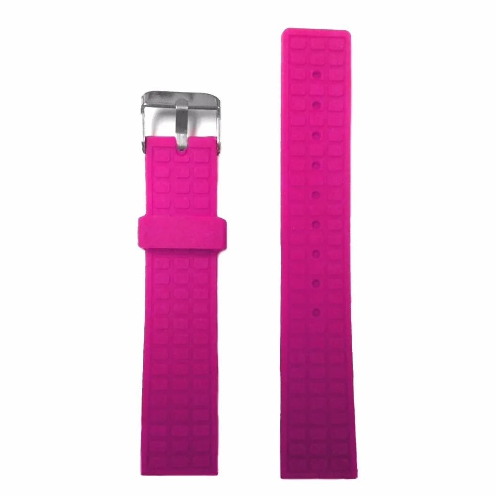 

20mm Hot Pink Sport Waterproof Silicone Rubber Watch Band Strap WB1224J20JB