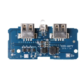 

5V 2A Dual USB 18650 Lithium Power Bank Charging Board Circuit Step Up Module