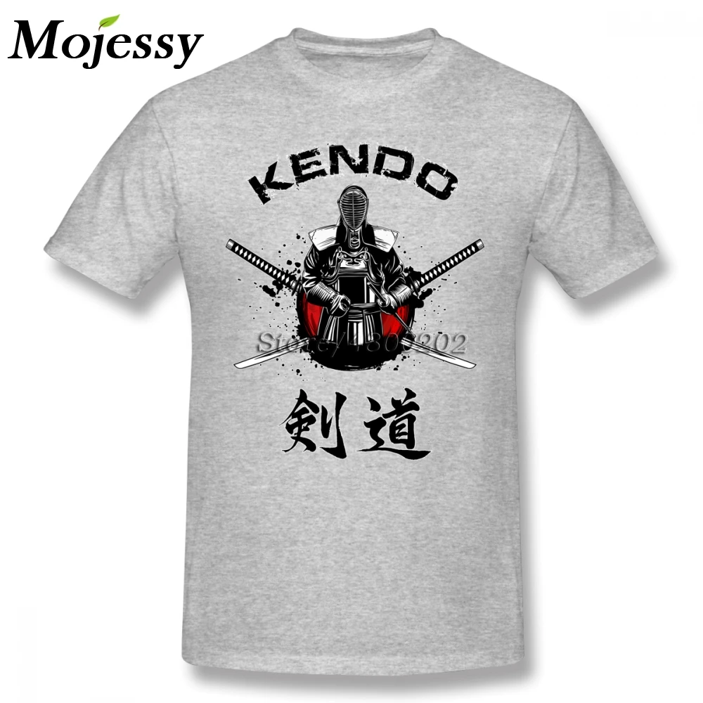 Мужская футболка Kendo Warrior большого размера 4XL 6XL | одежда