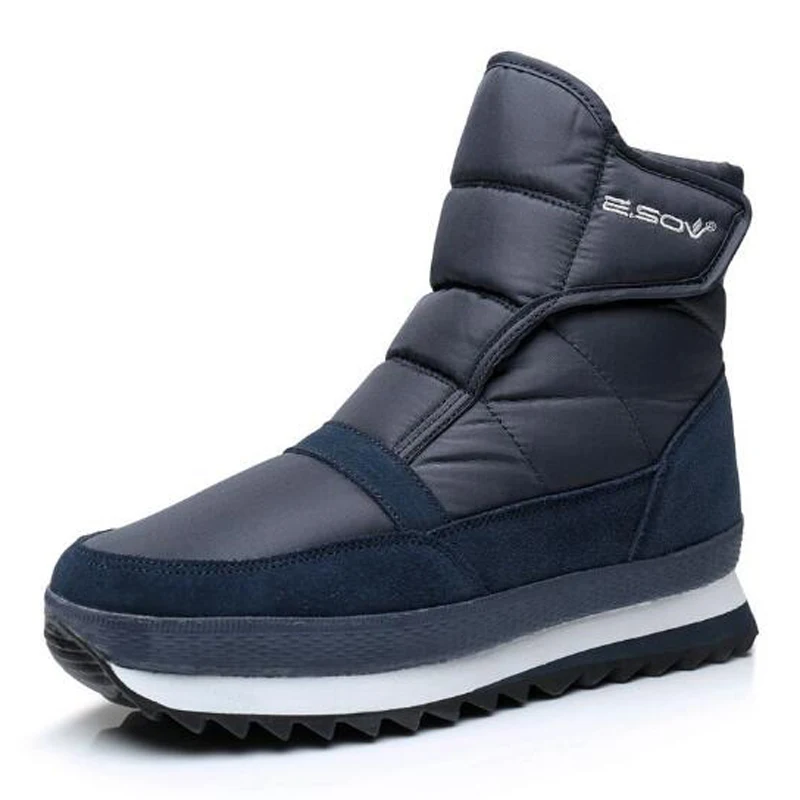 preço Botas de homens 2018 quente de pelúcia sapatos de inverno ankle boots de moda à prova d  água não escorregar homens da neve do inverno botas tamanho 38  45