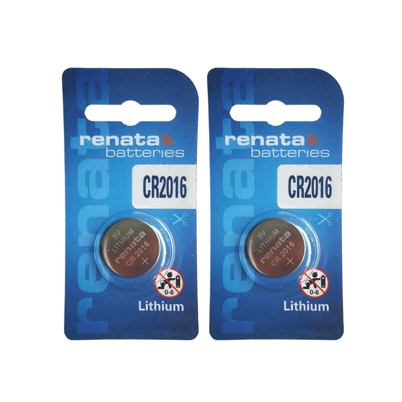 Renata New 5pcs CR2016 3V Battery Lithium Button Batteries For Remote control Cumputer