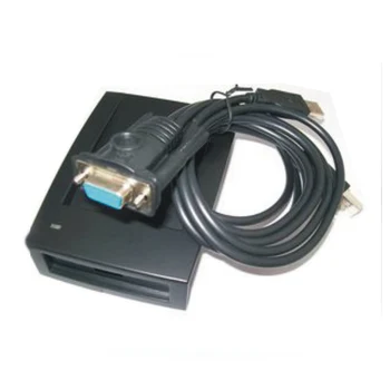 

Free shipping 125KHZ RFID reader RS232 port/Baud rate 9600 RFID reader USB to take power+5PCS Card