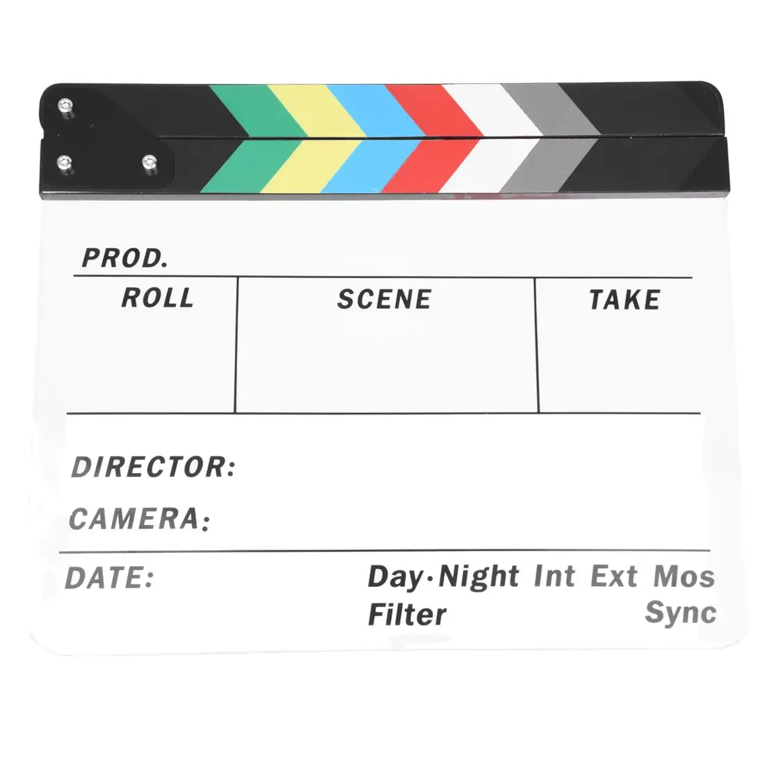 عام أكريليك ملون clapperboard tv الفيلم سليت قص يلعب دور الدعامة هوليوود