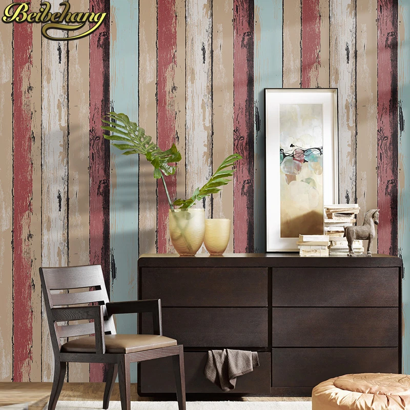 beibehang Thick waterproof PVC self-adhesive wallpaper Mediterranean wallpaper decorative furniture renovation stickers