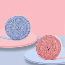 Эластичный ремень для йоги прочный натуральный хлопок лямки для фитнеса на регулируемых бретельках для девочек d-образная пряжка обеспечивает гибкость для занятий йогой, натуральный хлопок