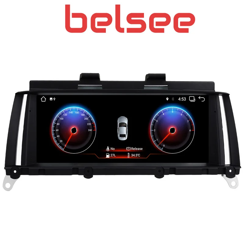 Top Belsee 8.8" 2G RAM Android 8.1 Car GPS Navigation Head Unit Multimedia Radio For BMW X3 F25 (2010-2016) X4 F26 (2014-2016) CIC 5